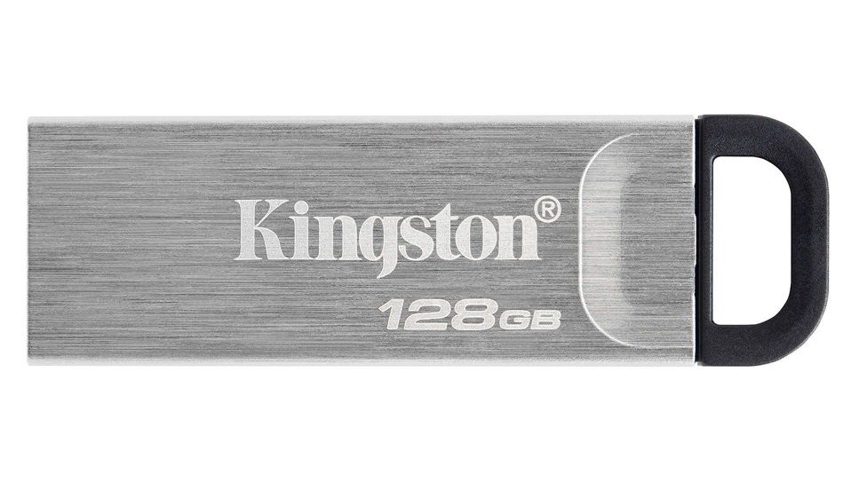 Pen Drive Kingston DataTraveler Kyson 128GB USB 3.2 Preta 1